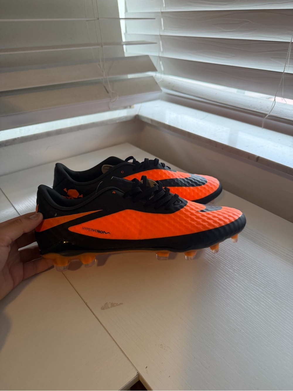 Nike Hypervenom citrus FG Men's Soccer Cleats - Orange/Black